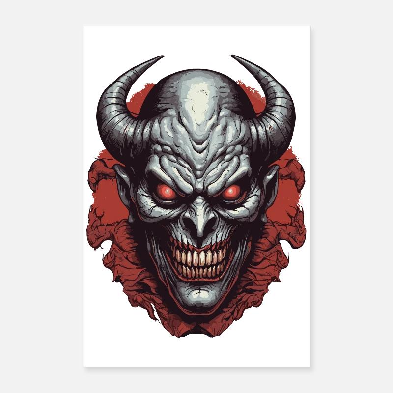Höllen Dämon Poster 40x60 cm