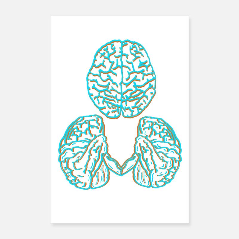 Brain Poster 16" x 24" (40x60 cm)