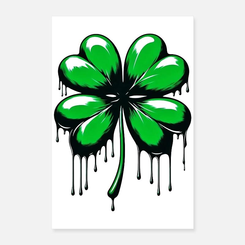Four-leaf clover Poster 16" x 24" (40x60 cm)
