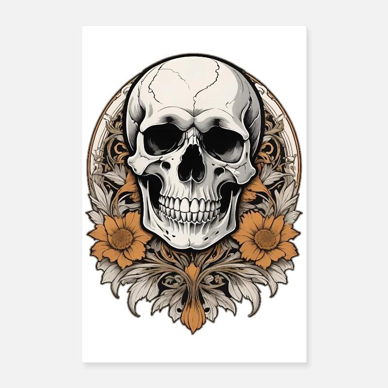 Skull Poster 40x60 cm