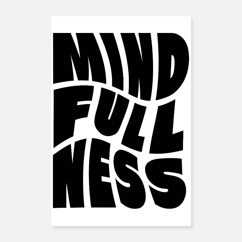 Conception de logo Mindfullness Poster 40 x 60 cm