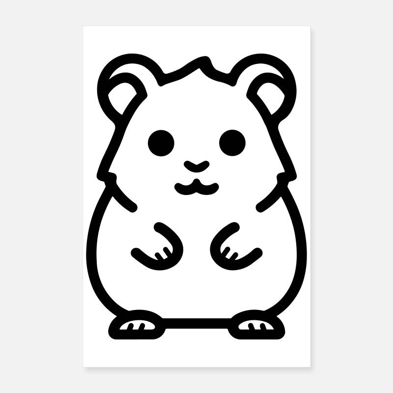 hamster Poster 16" x 24" (40x60 cm)