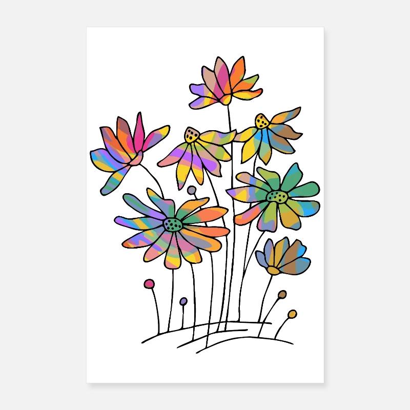Fleur Poster 40 x 60 cm