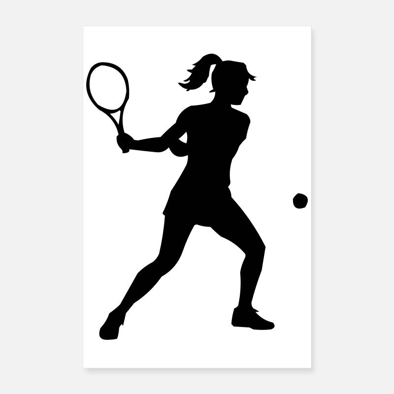 Tennis player Poster 16" x 24" (40x60 cm)
