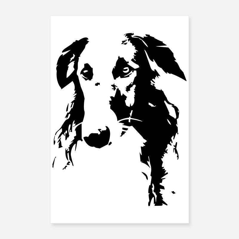 Barsoi Kopf Poster 40x60 cm