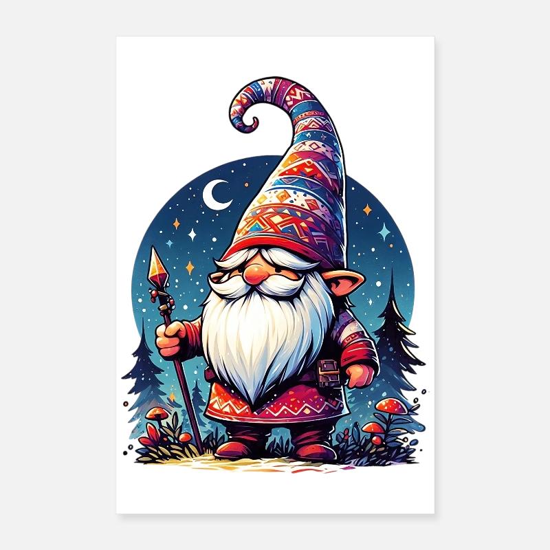 Gnom-Goblin-Elf Poster 40x60 cm