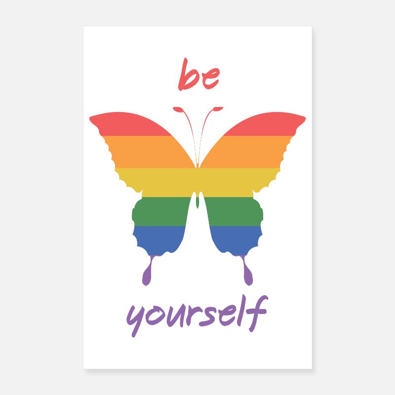 LGBT Pride Month - Sei du selbst Poster 40x60 cm