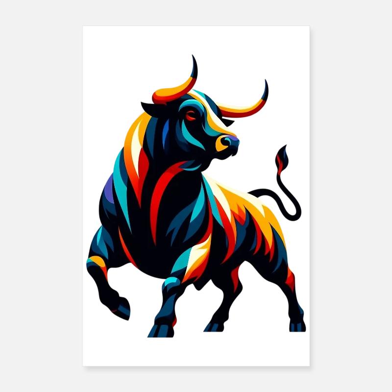 Taureau Poster 40 x 60 cm