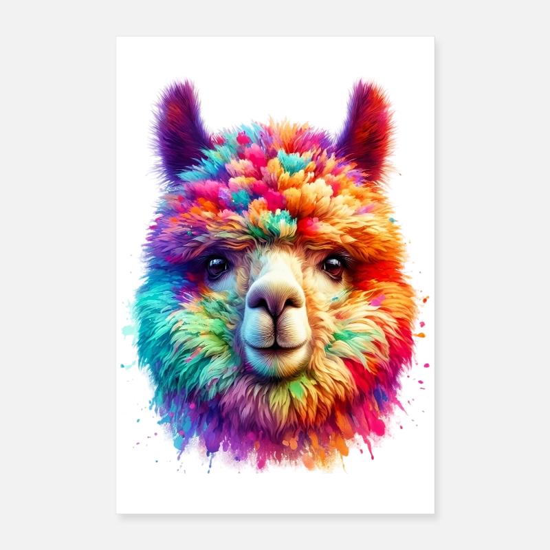 Alpaca Poster 16" x 24" (40x60 cm)