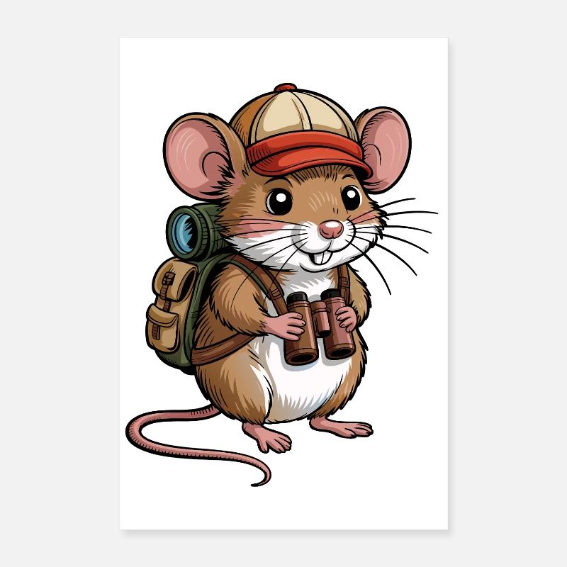 Wandermouse Adventure Poster 16" x 24" (40x60 cm)