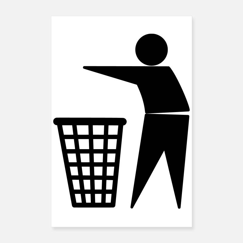 Trash / Garbage Poster 16" x 24" (40x60 cm)