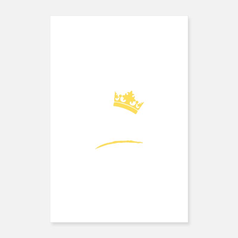 Jesus Crown Script Tee Poster 40x60 cm