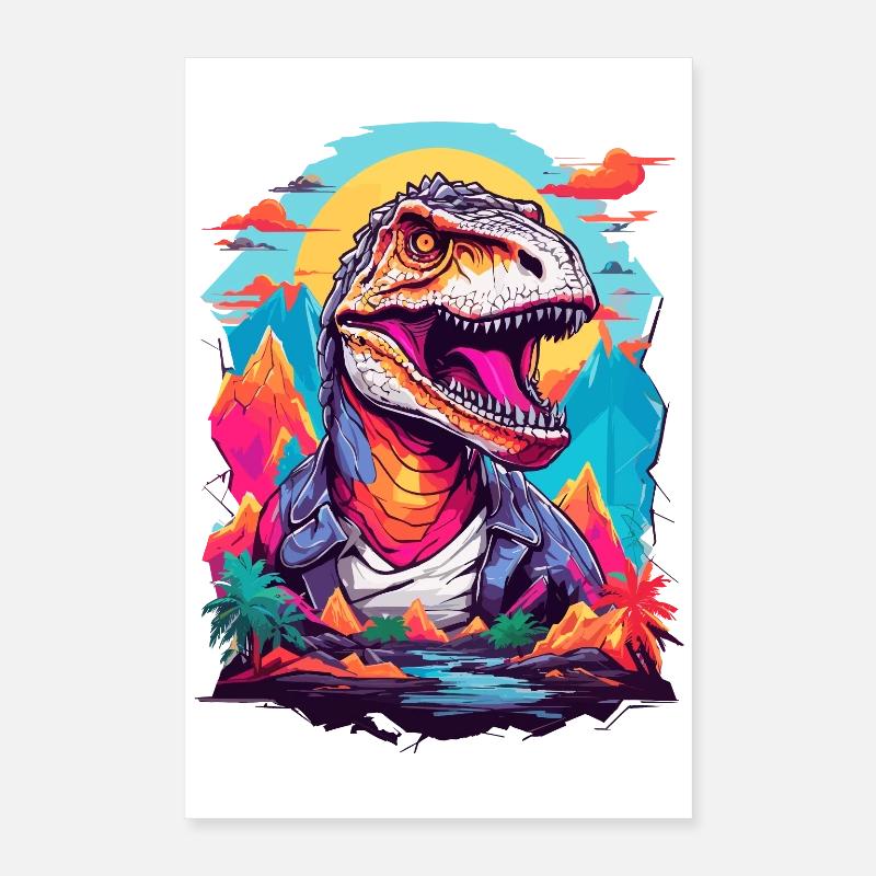 Tyrannosaure Rex Poster 40 x 60 cm