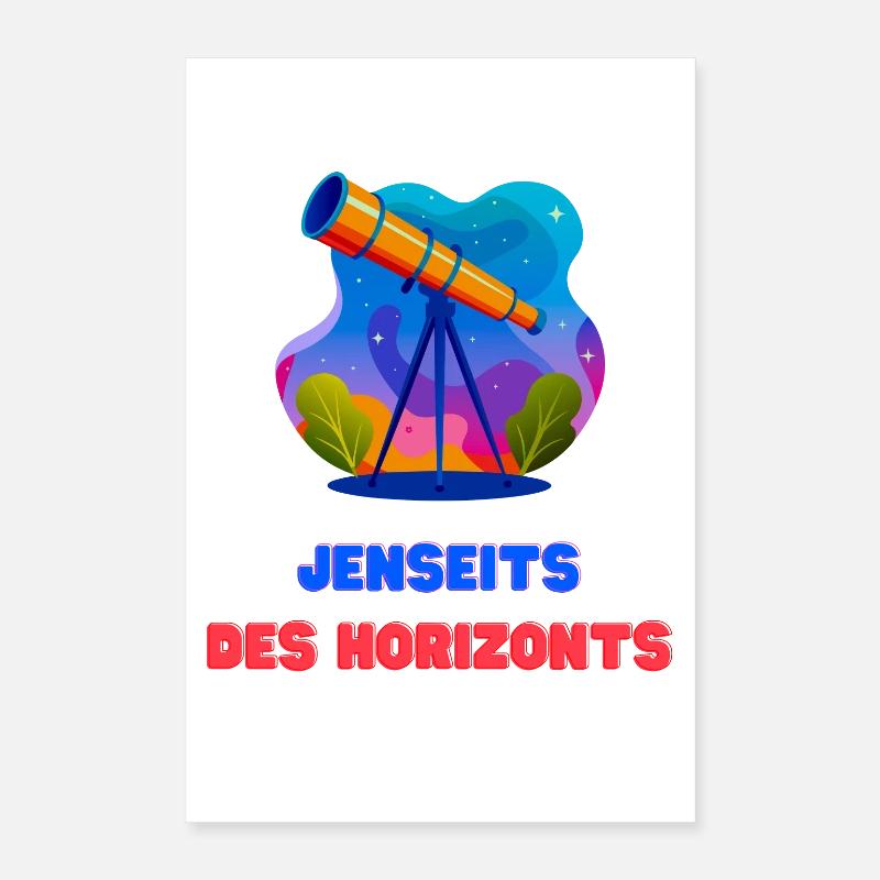 Au-delà de l’horizon Poster 40 x 60 cm