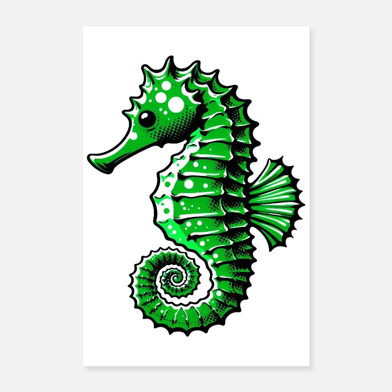 Hippocampe Poster 40 x 60 cm