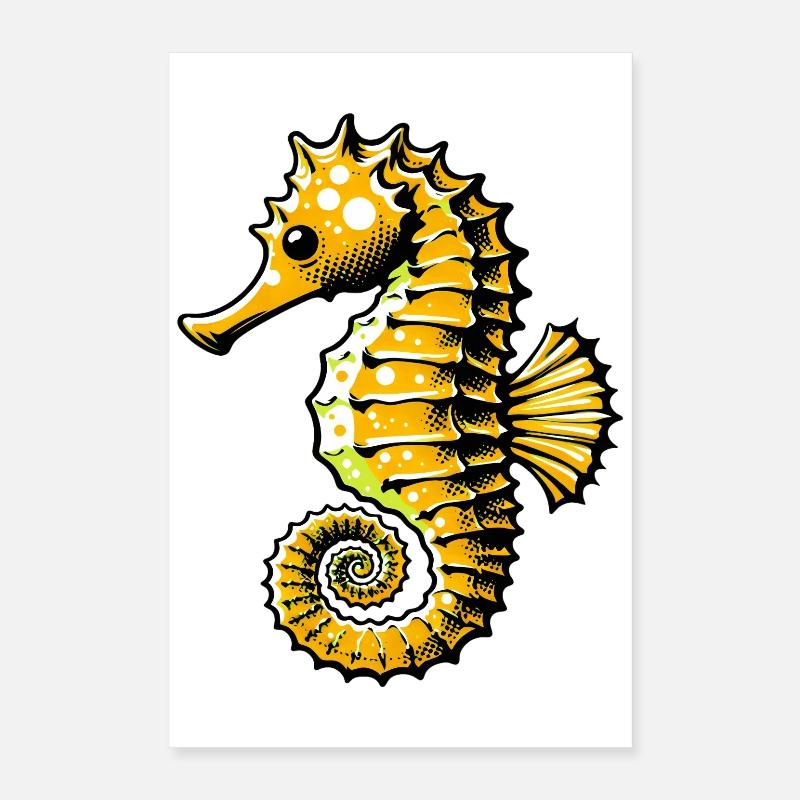 Hippocampe Poster 40 x 60 cm