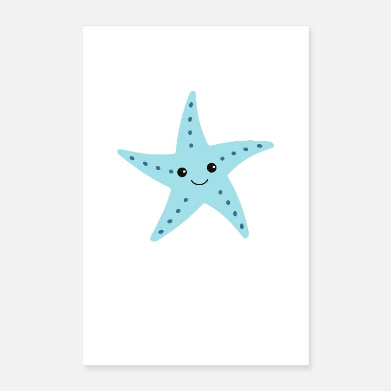 Starfish Poster 16" x 24" (40x60 cm)