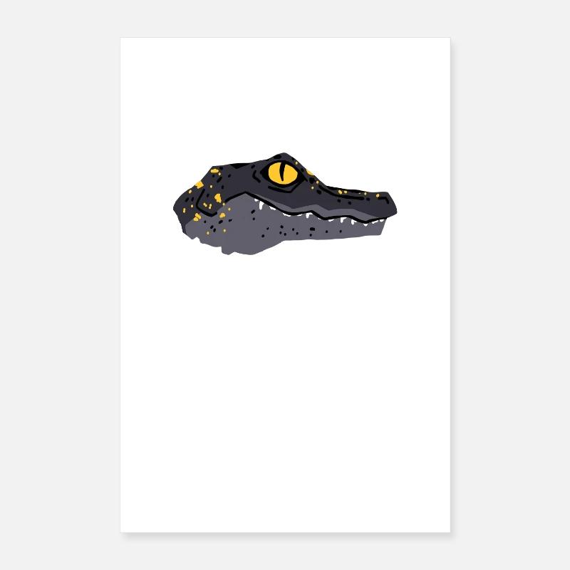 Puissant caïman Poster 40 x 60 cm