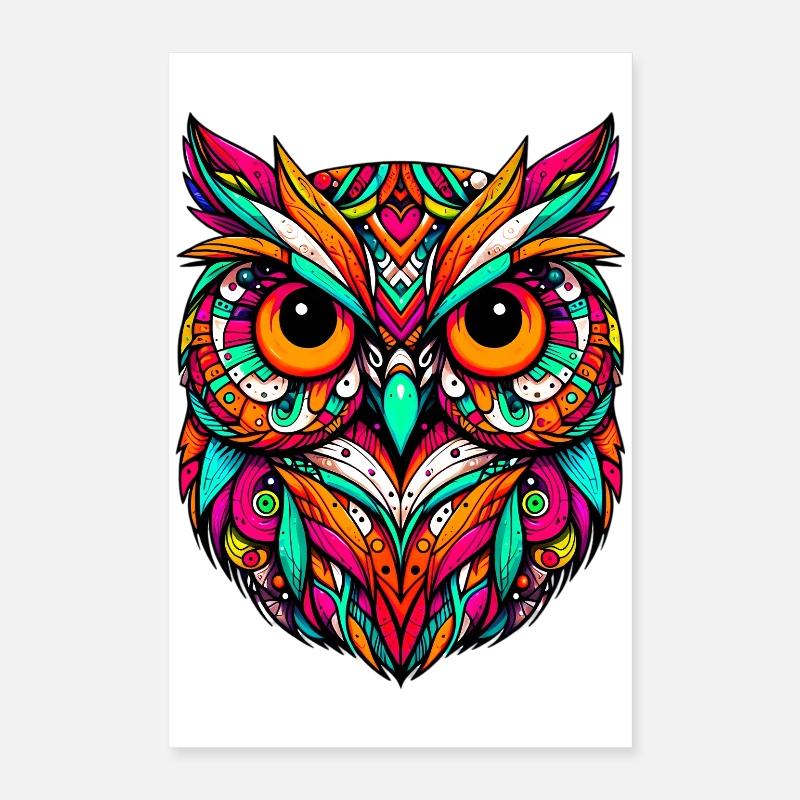 Hibou Poster 40 x 60 cm