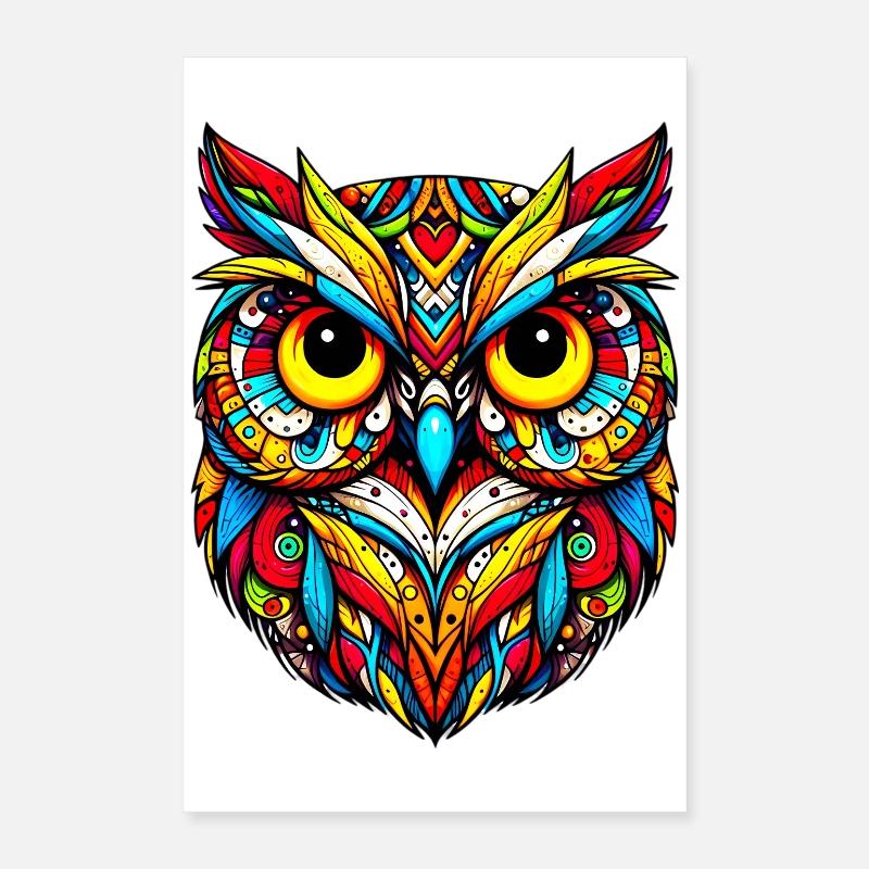 Hibou Poster 40 x 60 cm