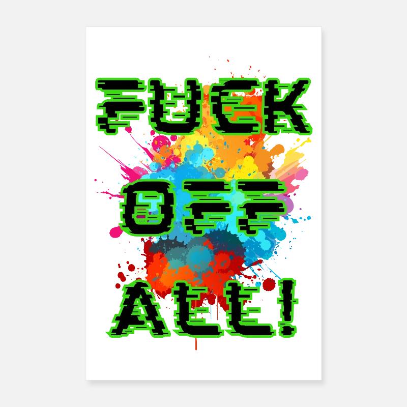 Punk color explosion Poster 16" x 24" (40x60 cm)