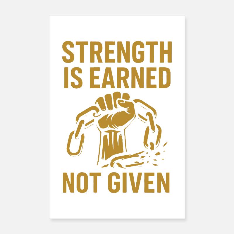 T-shirt graphique Empowered Strength Poster 40 x 60 cm