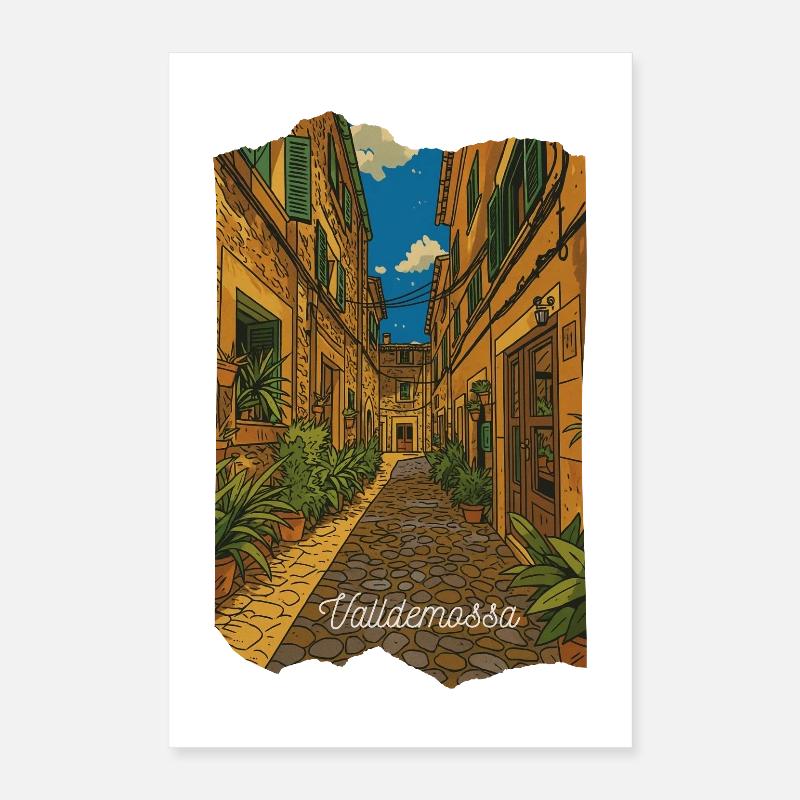 Valldemossa - Majorque Poster 40 x 60 cm
