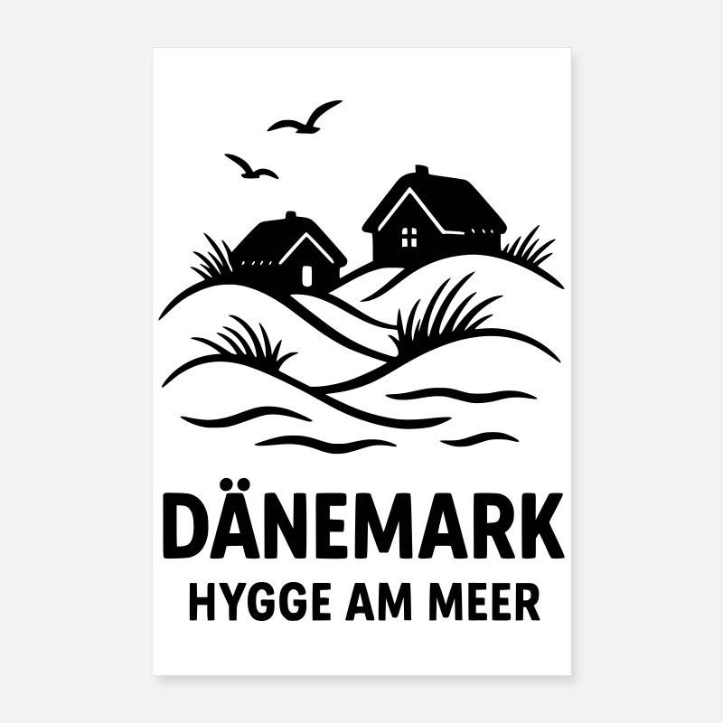 Denmark Hygge Poster 16" x 24" (40x60 cm)