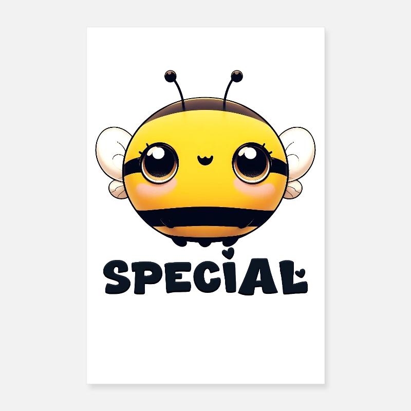 Biene Besonderer Charme Poster 40x60 cm