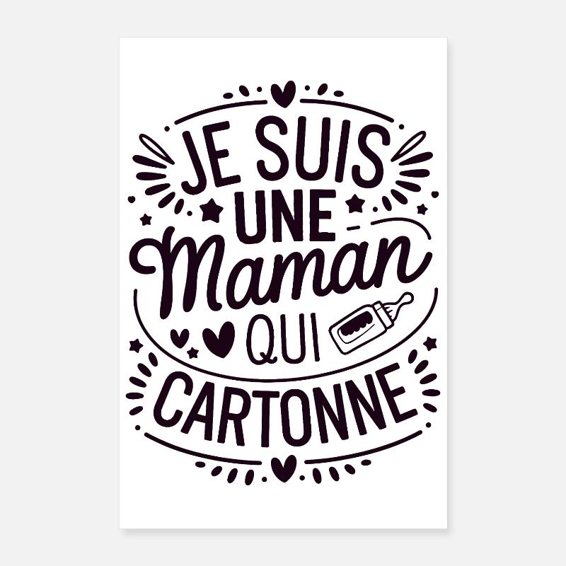 Ich bin eine erfolgreiche Mutter Poster 40x60 cm