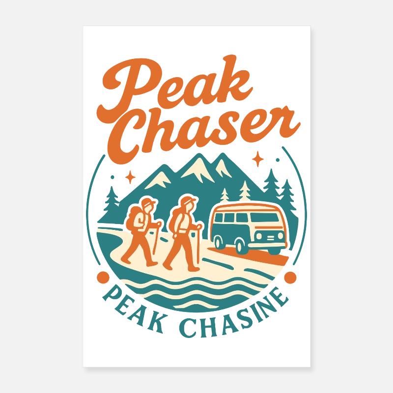 Peak Chaser Abenteuer Poster 40x60 cm