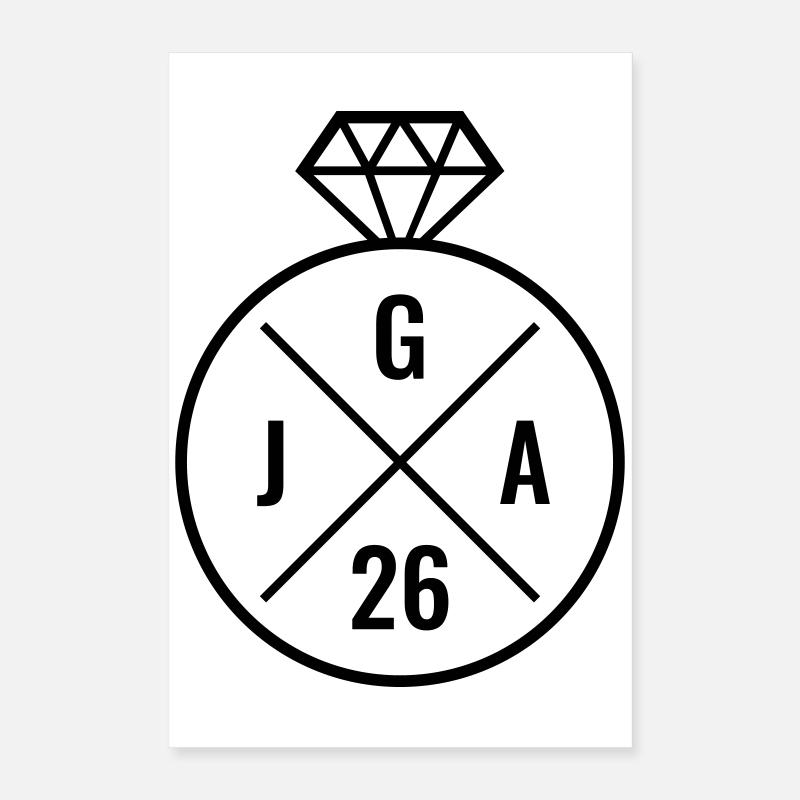 JGA 26 Ehering Ring Junggesellinnenabschied 2026 Poster 40x60 cm