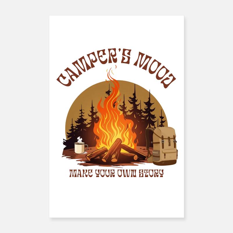 Camper's mood Poster 40 x 60 cm