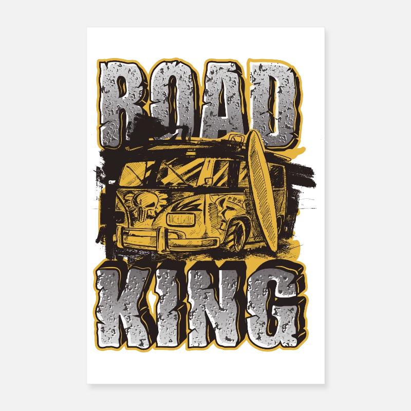 Road King Auto Tour Poster 16" x 24" (40x60 cm)