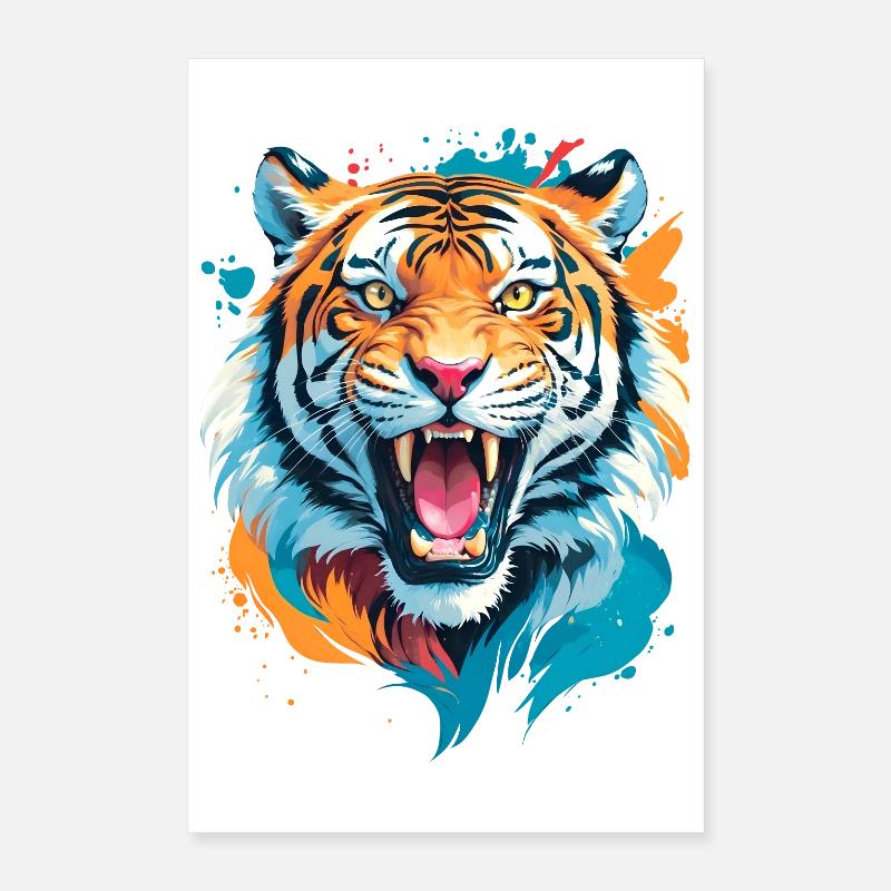Nepal Tiger Poster 40x60 cm