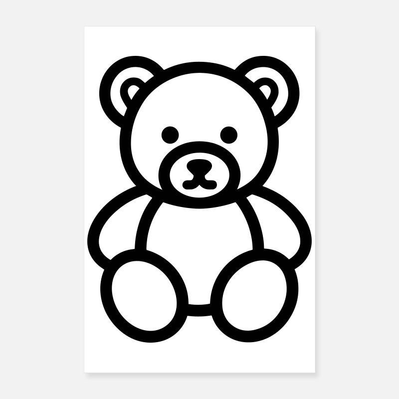 bear cub Poster 16" x 24" (40x60 cm)