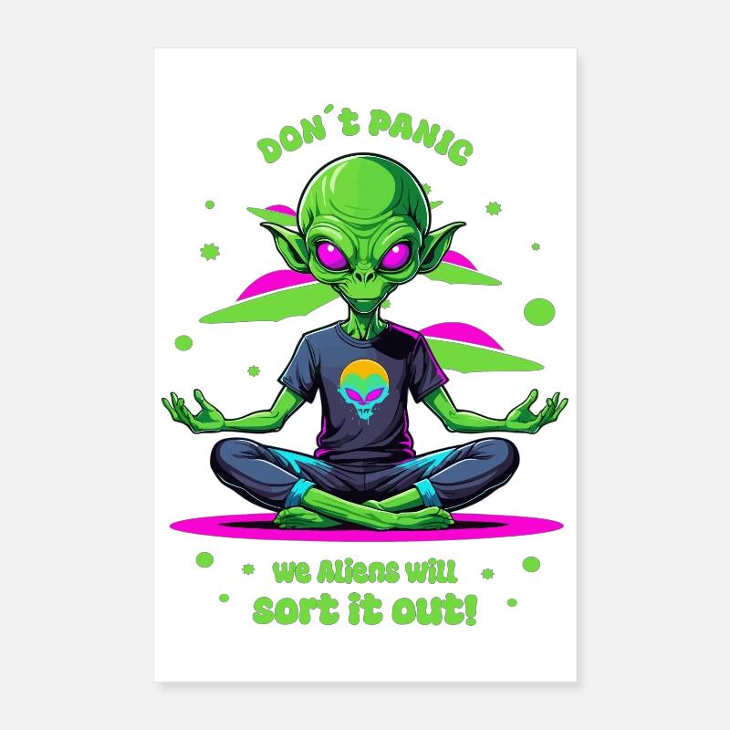 Alien Regulates this ! Poster 16" x 24" (40x60 cm)
