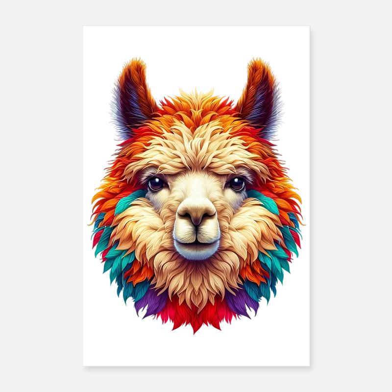 Alpaca Poster 16" x 24" (40x60 cm)