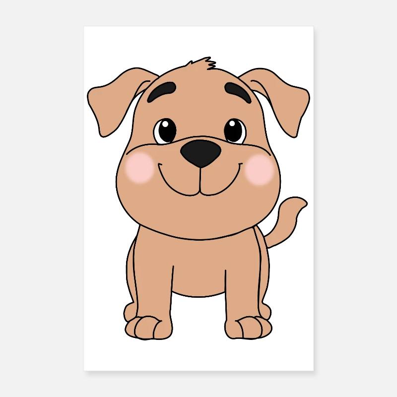 Chien Poster 40 x 60 cm