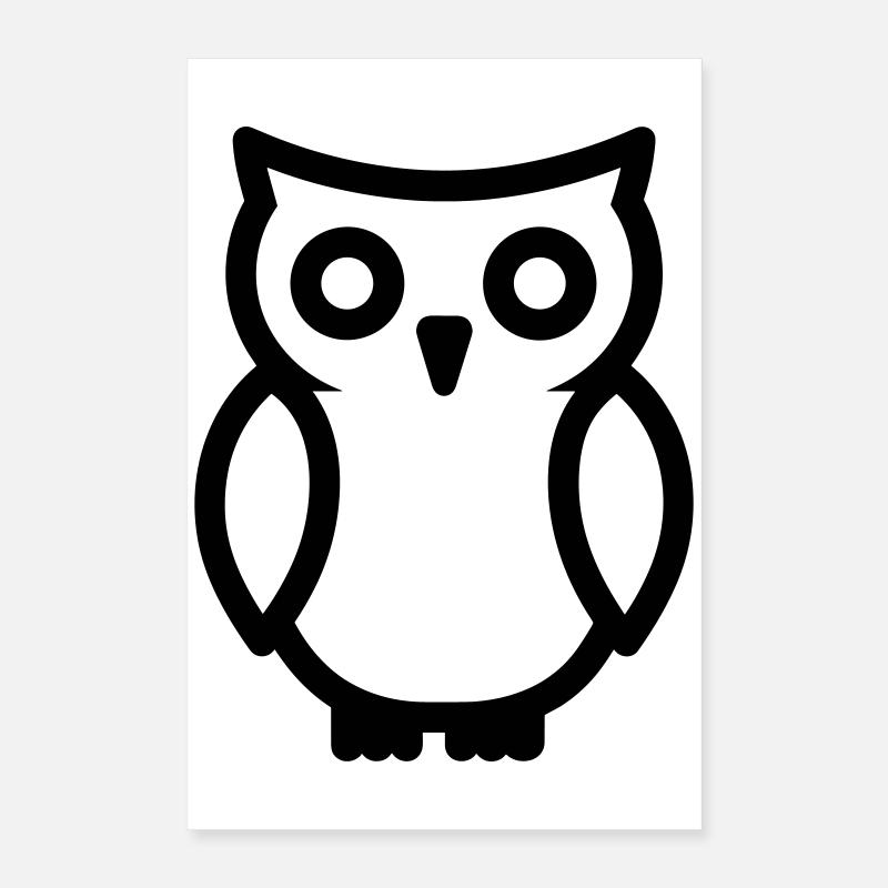 Eule Poster 40x60 cm