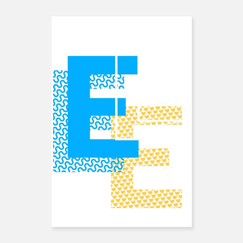 E Design Poster 16" x 24" (40x60 cm)