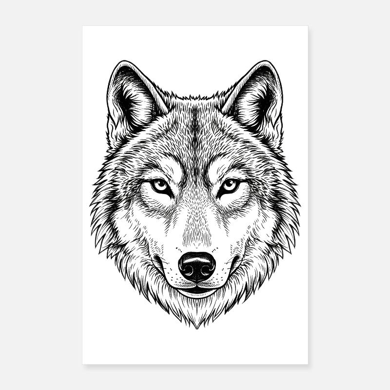 Loup Poster 40 x 60 cm