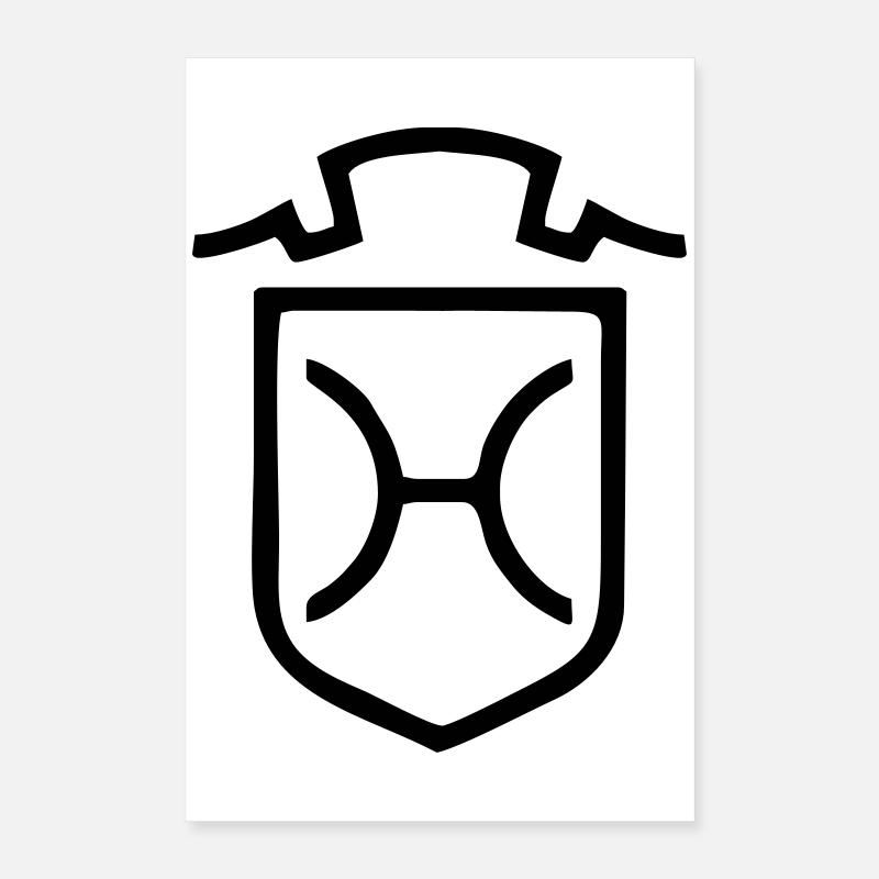 cheval Holsteiner Poster 40 x 60 cm