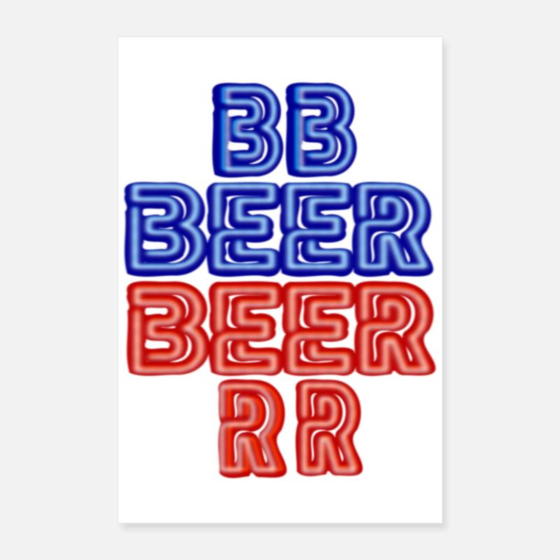 BEER Poster 40 x 60 cm