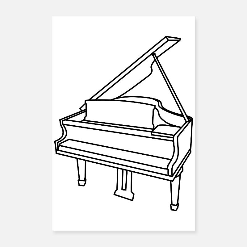 piano Poster 40 x 60 cm