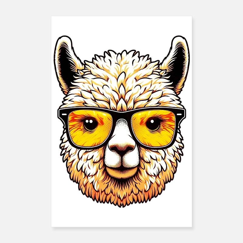 Alpaka Poster 40x60 cm