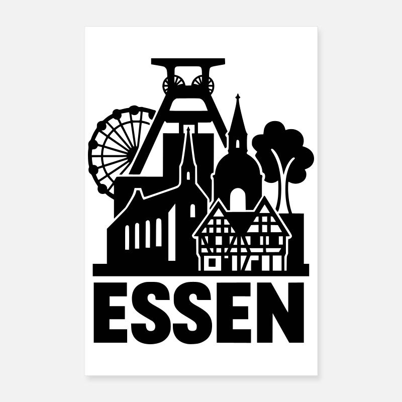 Essen Ruhr Area Poster 16" x 24" (40x60 cm)