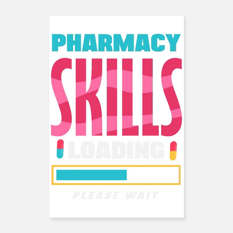 Pharmacist Pharmaceutical Technical Poster 16" x 24" (40x60 cm)