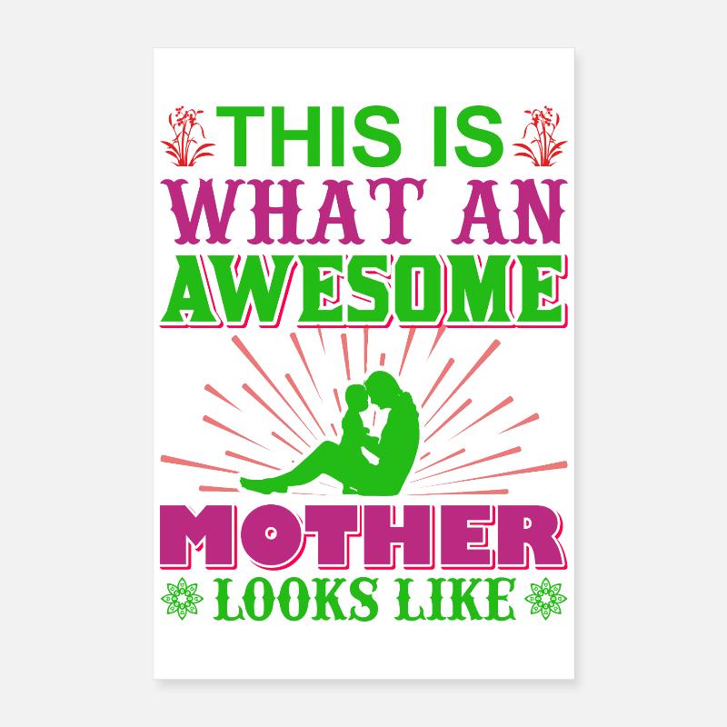 Tolles lustiges Muttertagsgeschenk Poster 40x60 cm
