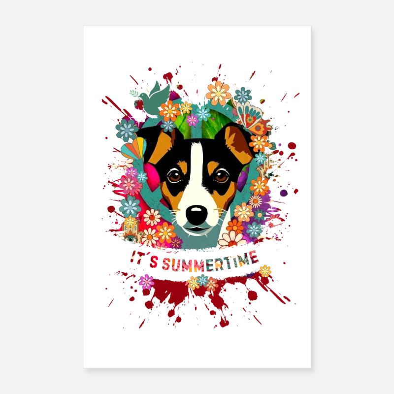 Pop Vintage Hippie Poster 40 x 60 cm